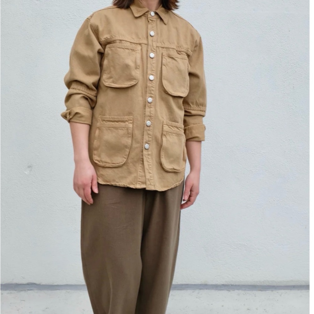 Shaina Mote workshirt Tan
